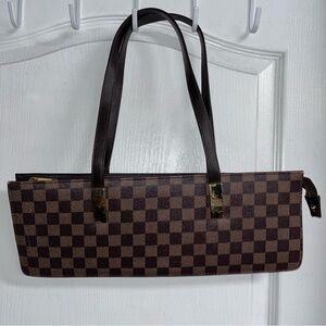 Comeco Checkered Brown Bag